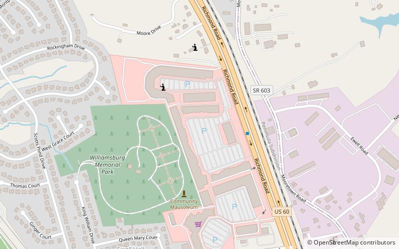 williamsburg premium outlets location map