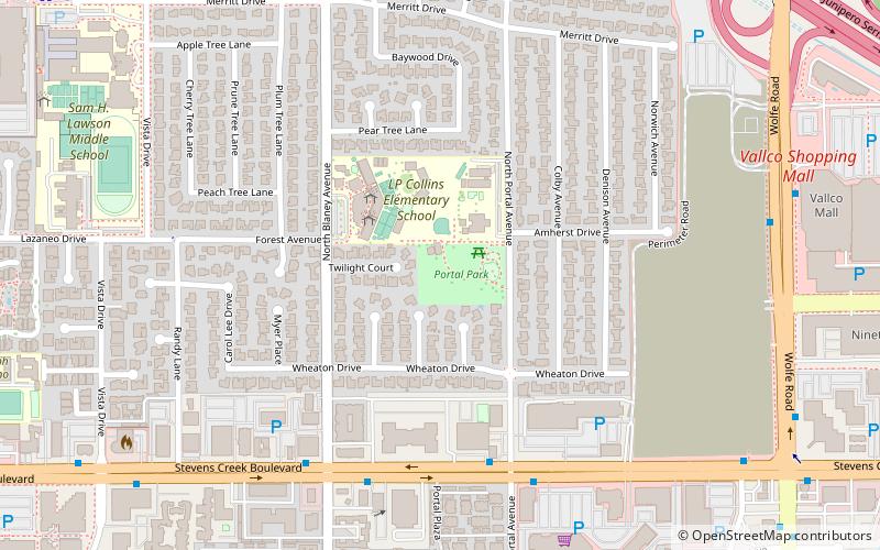 portal park cupertino location map