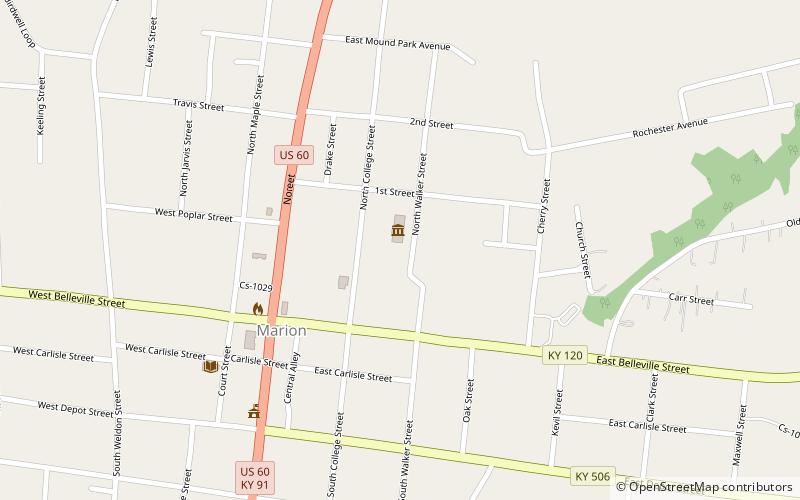 Fohs Hall location map