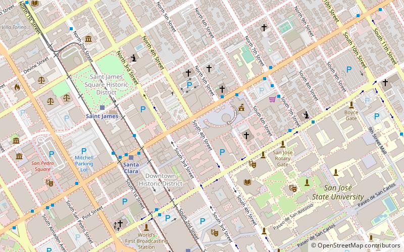 San Jose City Hall location map