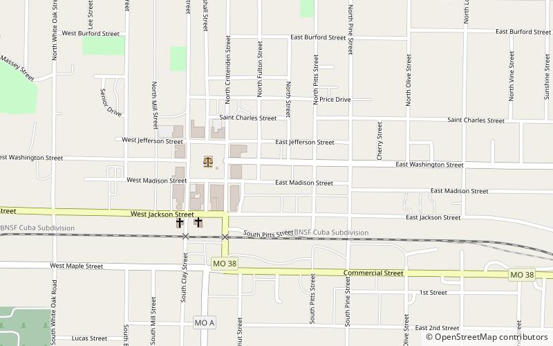 Rainey Funeral Home Building location map