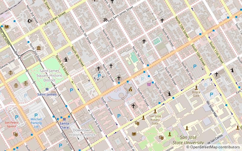 San Jose First United Methodist Church location map