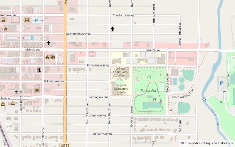 Labette Community College location map