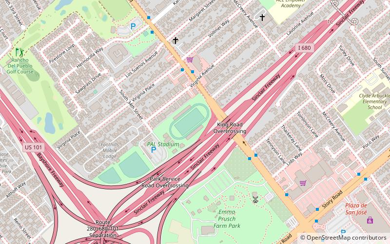 PAL Stadium location map