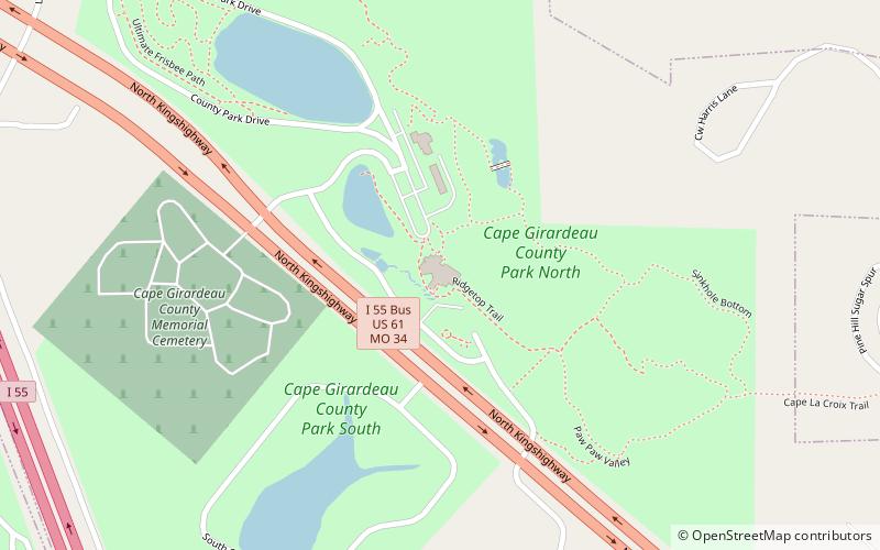 cape girardeau county park location map