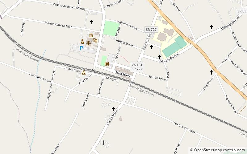 Appomattox Historic District location map