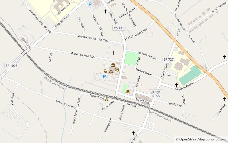 Appomattox Court House location map