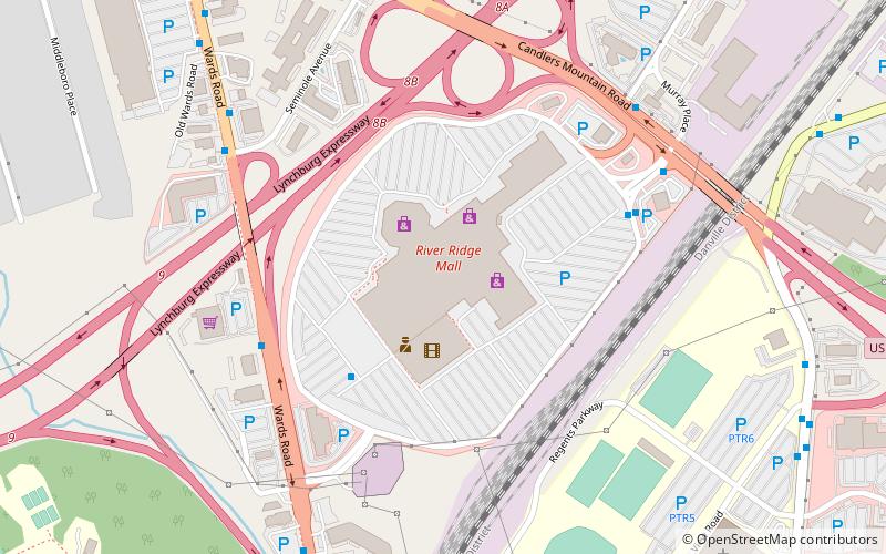 River Ridge Mall location map