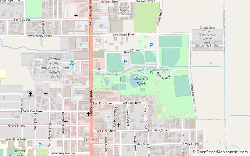 Bishop City Park location map