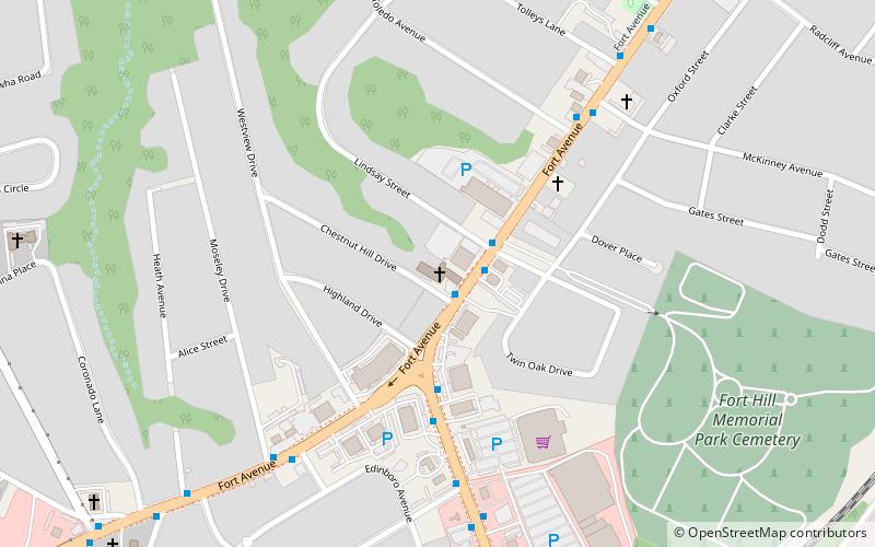 Chestnut Hill Baptist Church location map