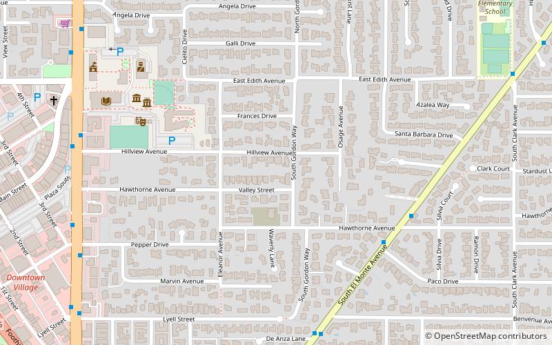 Los Altos location map