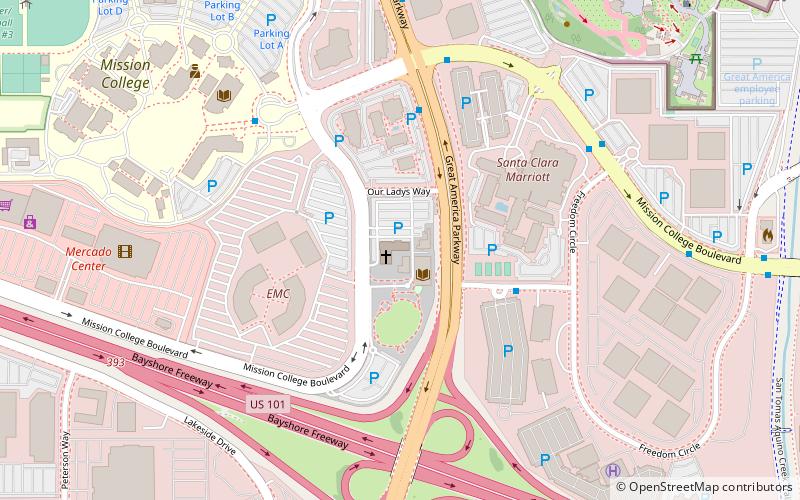 Our Lady of Peace Shrine location map