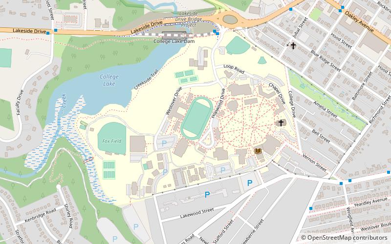 Lynchburg College location map