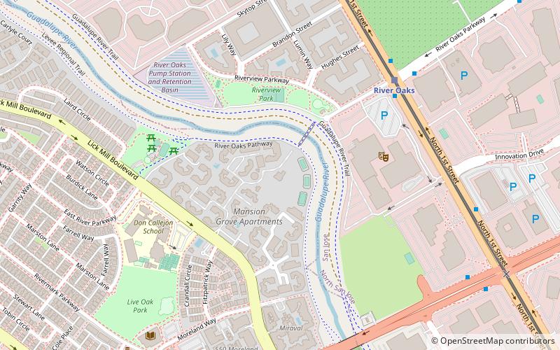 James Lick Mansion location map