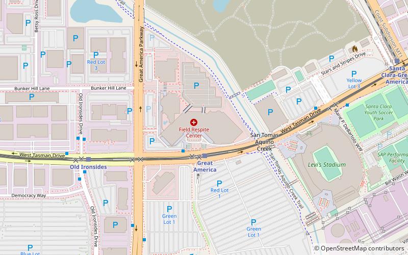 Santa Clara Convention Center location map