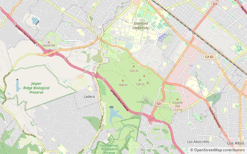 Stanford Dish location map