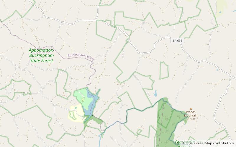 Chestnut Ridge Natural Area Preserve location map