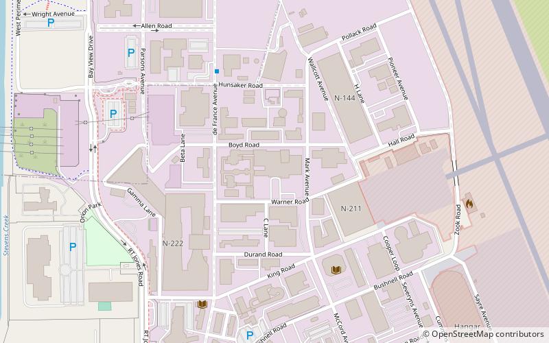 Unitary Plan Wind Tunnel location map