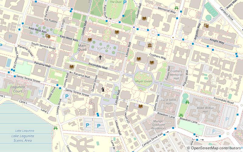 Stanford Clock Tower location map