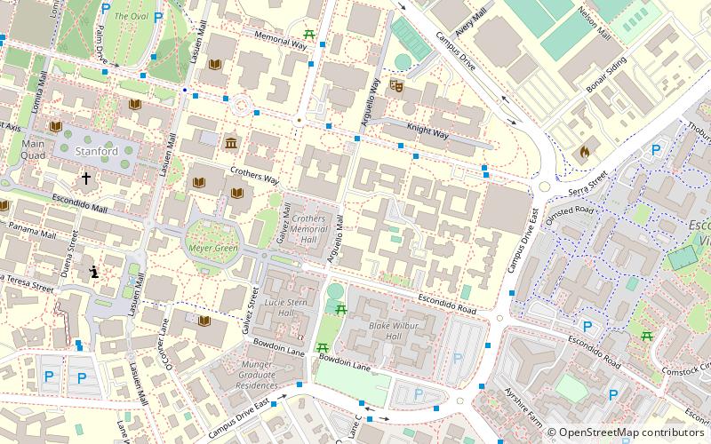 Toyon Hall location map