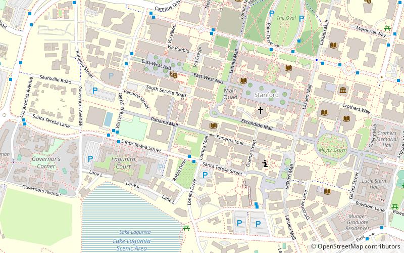 Branner Earth Sciences Library location map