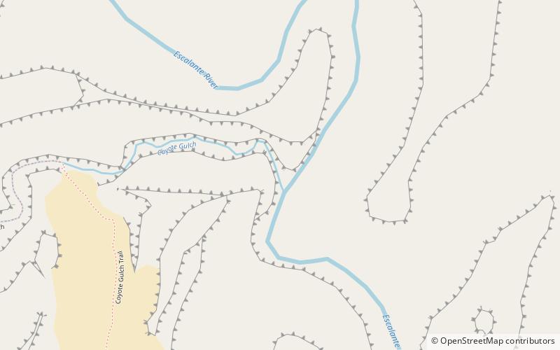 Coyote Gulch location map