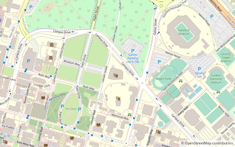Bing Concert Hall location map