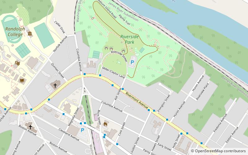 Miller-Claytor House location map