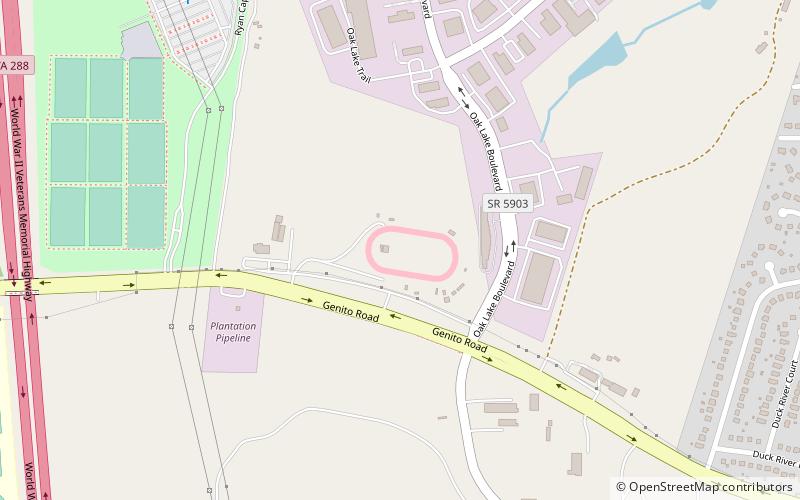 Southside Speedway location map