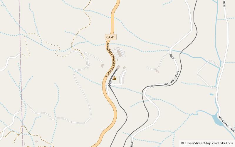 Yosemite Mountain Sugar Pine Railroad location map