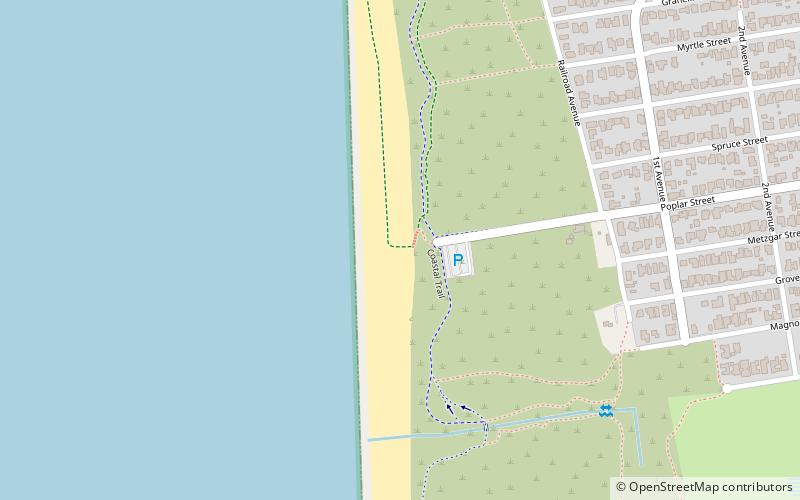 Poplar Beach location map