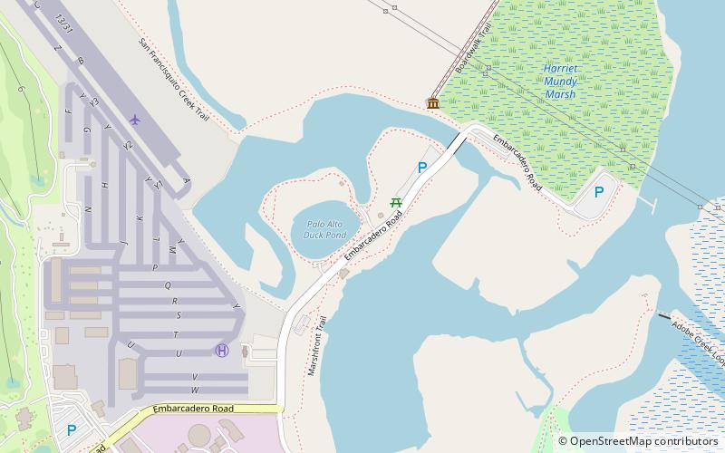 Obszar Chroniony Baylands location map