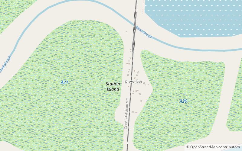 Drawbridge location map