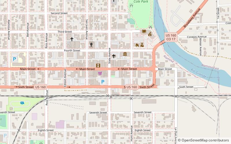 Alamosa Home location map