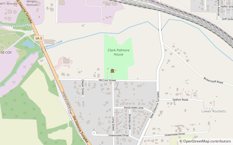 Clarke–Palmore House location map