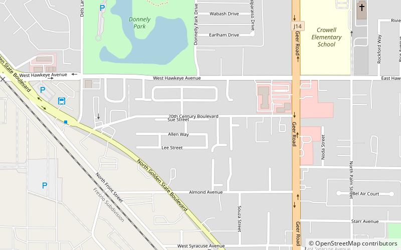 Turlock location map