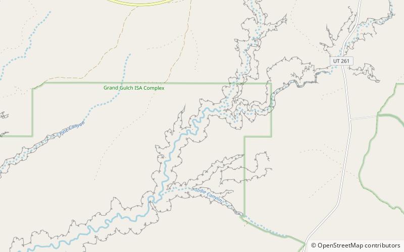 stimper arch bears ears national monument location map