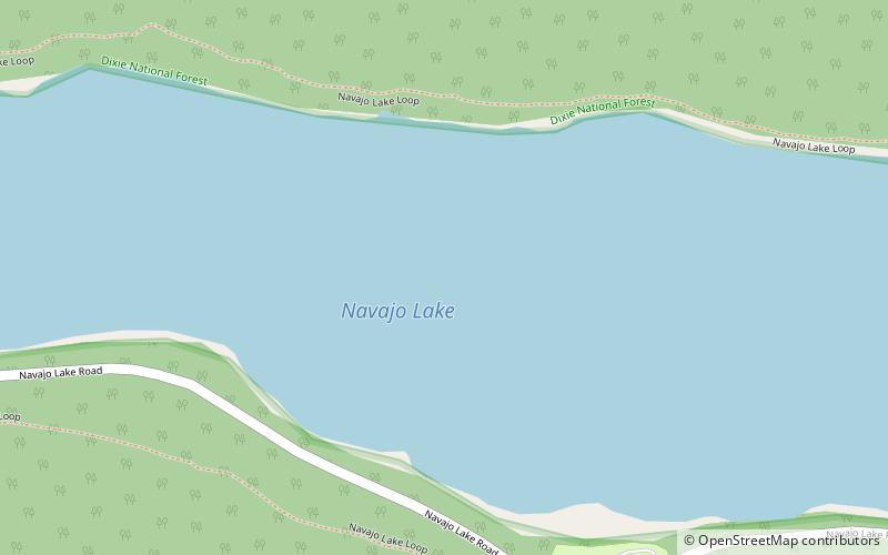 Navajo Lake location map