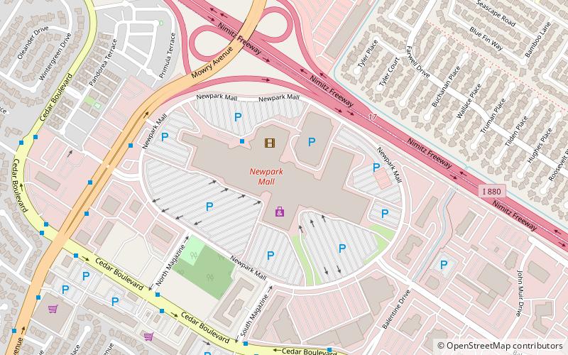 NewPark Mall location map