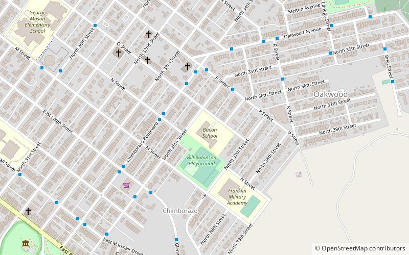 Nathaniel Bacon School location map