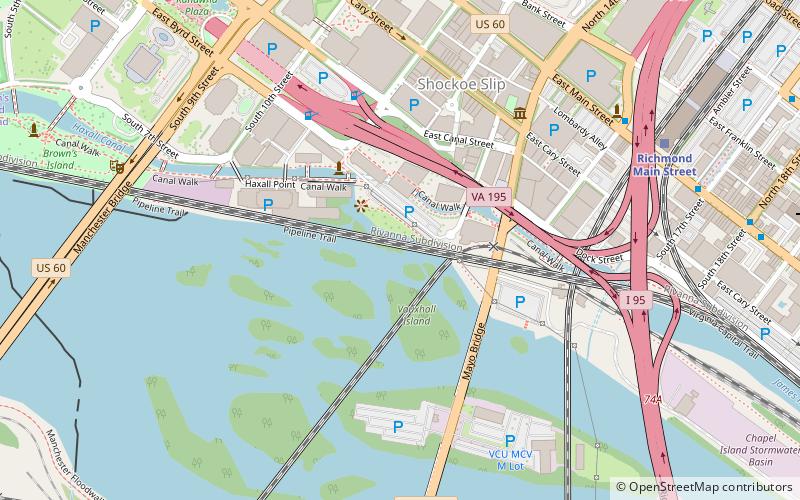 Peninsula Subdivision Trestle location map