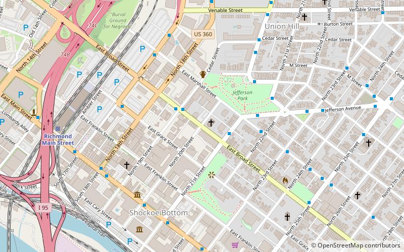 Trinity Methodist Church location map