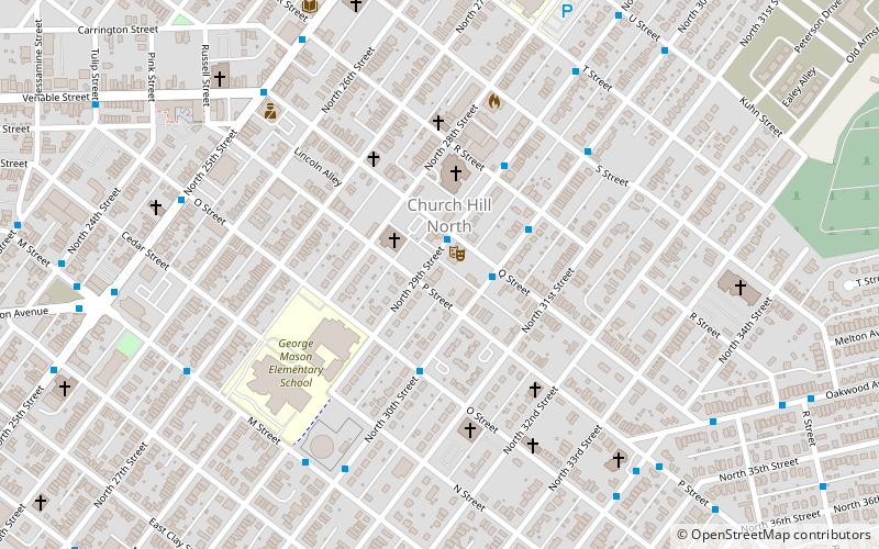 east end richmond location map