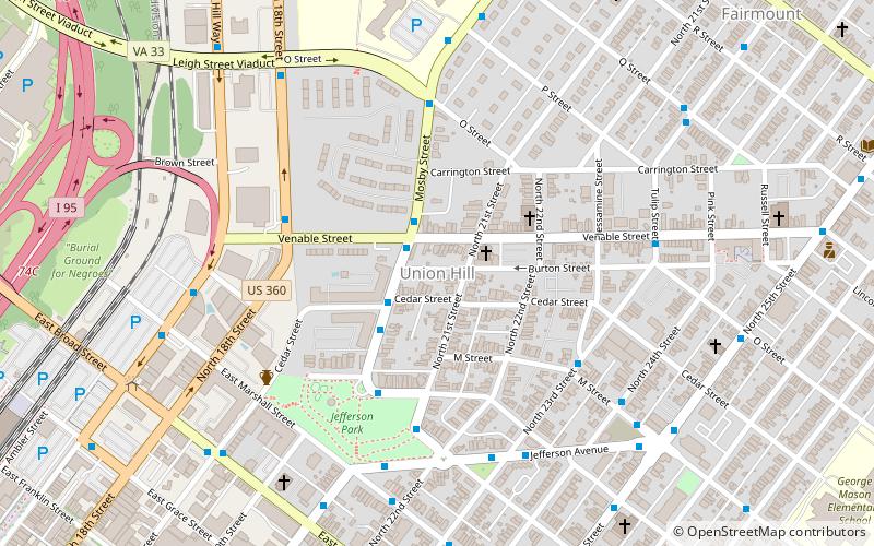 Union Hill location map