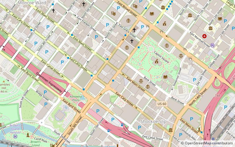 Main Street Banking Historic District location map