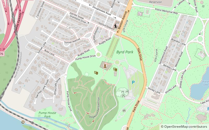 Byrd Park location map
