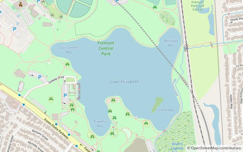 Lake Elizabeth location map