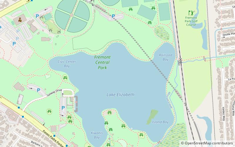Fremont Central Park location map