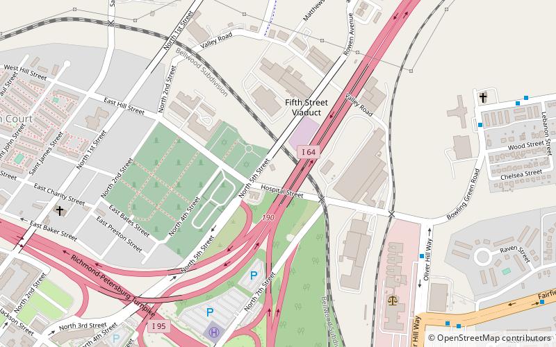 Shockoe Hill African Burying Ground location map