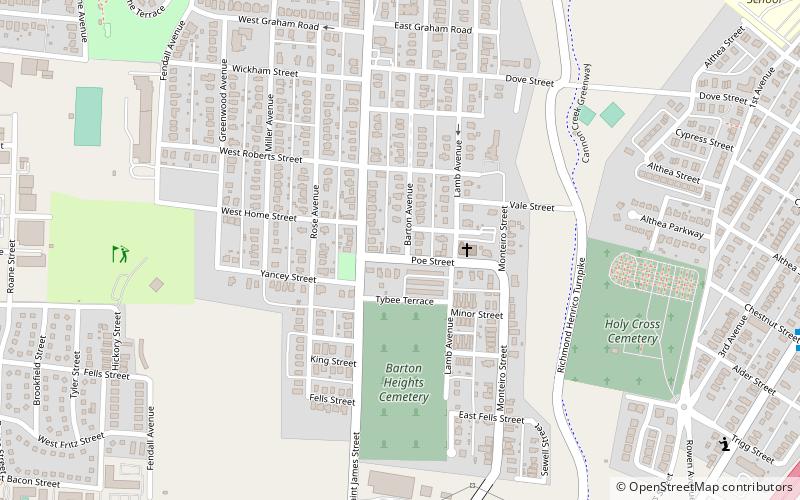 Barton Heights location map